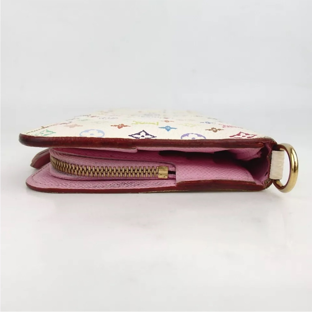 AUTH LV Louis Vuitton Monogram Multicolor Murakami Insolite Wallet Organizer - Picture 3 of 12